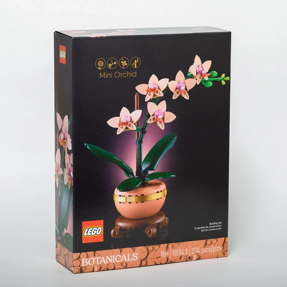 LEGO Botanicals: Mini Orchid Building Set (10343) - Flower Decor Craft - NEW